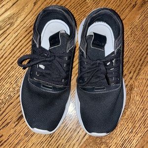 Adidas size 1 black shoes